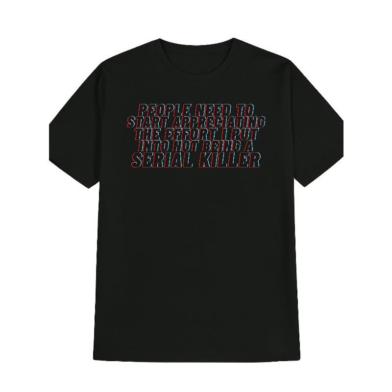 Lässiges, vielseitiges Herren-T-Shirt mit Rundhalsausschnitt in europäischen Größen, bedrucktes Herrenoberteil, Geschenk für Männer