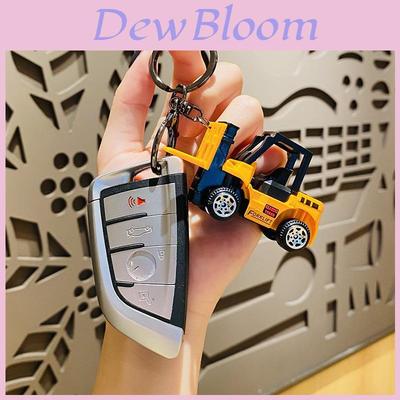 Adorable Alloy Construction Vehicle Keychain For Backpacks And Gifts
