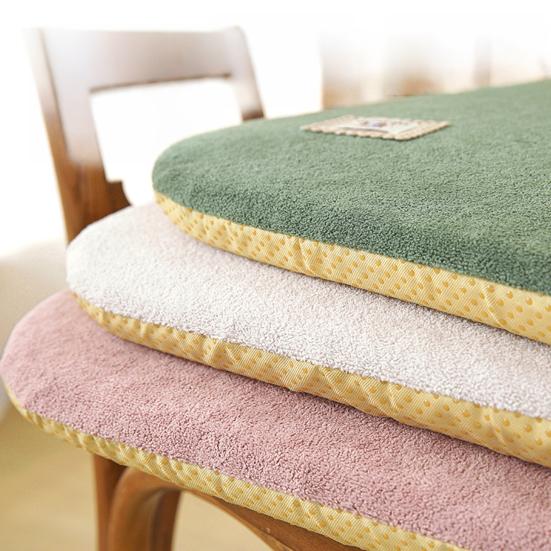 Cuscino Spesso Lavabile per Seduta in Memory Foam, Cuscino per Sedia, Cuscino da Pranzo con Lacci, Fondo Antiscivolo, Copertura per Arredamento Casa, Morbido e Caldo per Ufficio Autunno Inverno Legno