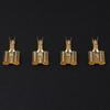 60Pcs Car Electrical Wire Connector Diameter 4Mm Female Male And Case Cold Press Terminal 1In2Out Bullet Crimp Terminal