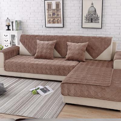 Okładka na sofę Jednolity kolor antypoślizgowa poduszka na sofę Ręcznik na meble do salonu Decor Slipcovers Pokrowce na kanapę