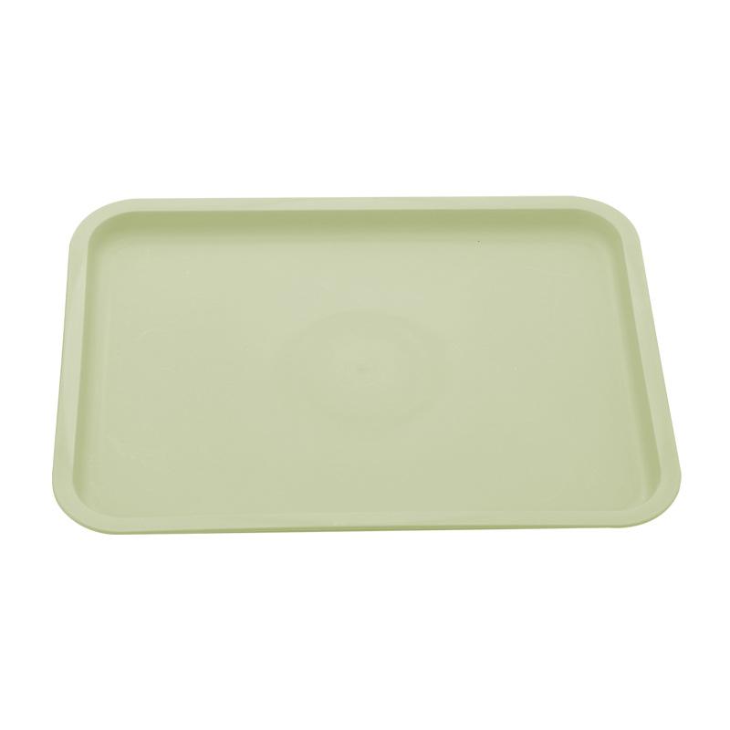 Nordic style rectangular tray household teacup plastic storage tray, restaurant kindergarten tray