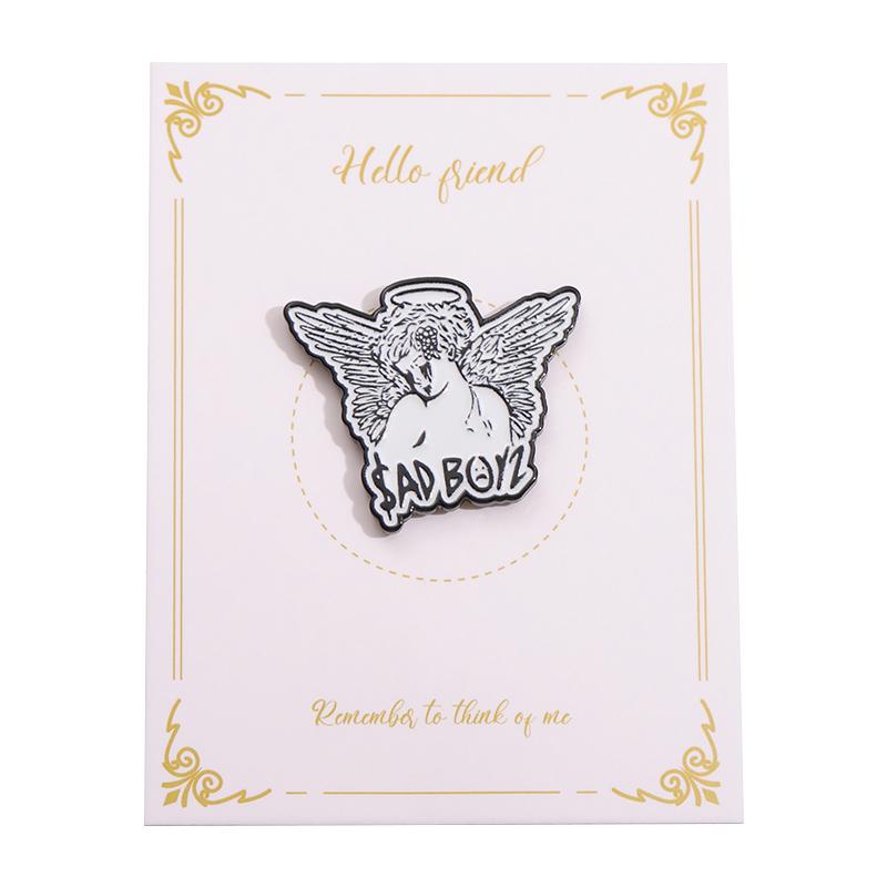 BELICOS SOMOS Retro Mexican Hat Pin Enamel Pin Sloth Boy BÉLICOS MORIMOS Badge Golf Cap Baseball Hat Clip Brooch Gift for Friend