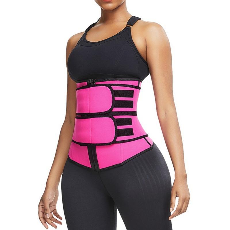 

Waist Trainer Slimming Body Shaper Fitness Belt Weight Loss Fat Burning Sport Girdle Sweat Trimmer Workout Cincher Shapewear M