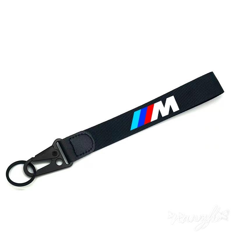 Car Keychain Key Tag Lanyard For BMW M E46 E90 E60 F30 E39 E36 F20 G30 G20 E87 E92 Auto Key Sticker Accessories Nylon Keyring blcp03