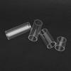 Guitar Slide Transparent Glass Bass Durable String Slides Cylinder Bright Tone BarSet