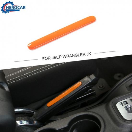Center Hand Brake Handle Decoration Strip Trim For Jeep Wrangler JK 2011-2017
