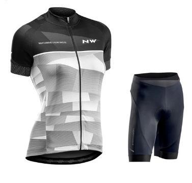 NW cycling suit short-sleeved suit road cycling suit women's summer slim-fitting cycling shorts perspiration breathable