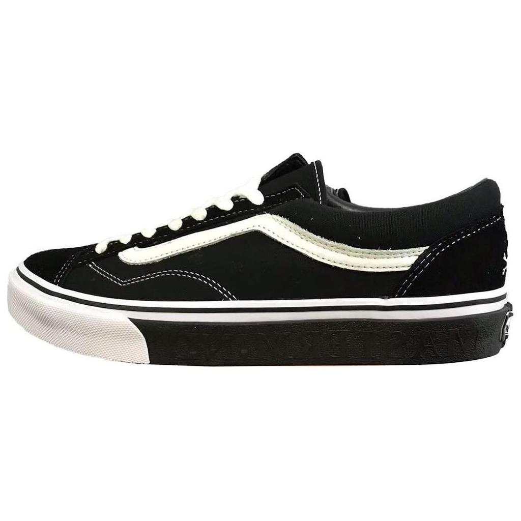 Vans Old Skool Low Top Skateboard Shoes Unisex Black White V360GMASTERMIND