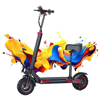 Nuovo E-Scooter J11 Max Monopattino Elettrico Pieghevole Motore 1200W 48V18AH Pneumatici 10 pollici Viaggio Adulti con Sedile 30-40 Miglia Monopattino Elettrico