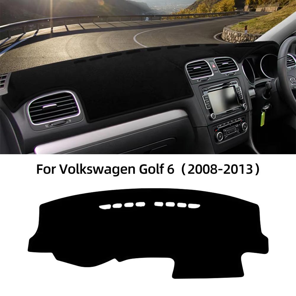 Dashboard Cover Pad for Golf Mk6 2008-2013 Sunshade Protector Anti-UV Dash Mat Non-Slip Interior Panel