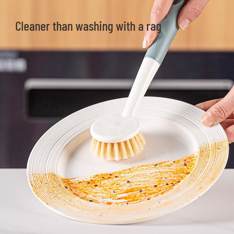 Yi Lijie Sisal Long Handle Pot Cleaning Brush Set