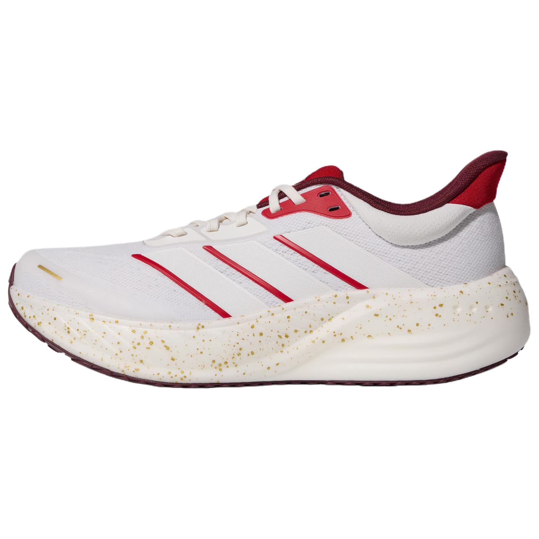 Adidas CUSHIONNOVA Fabric Trail Running Shoes Unisex White Red KK1893 40