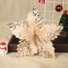 Unique Artificial Christmas Flowers Shiny Xmas Tree Accessories  Home Decor