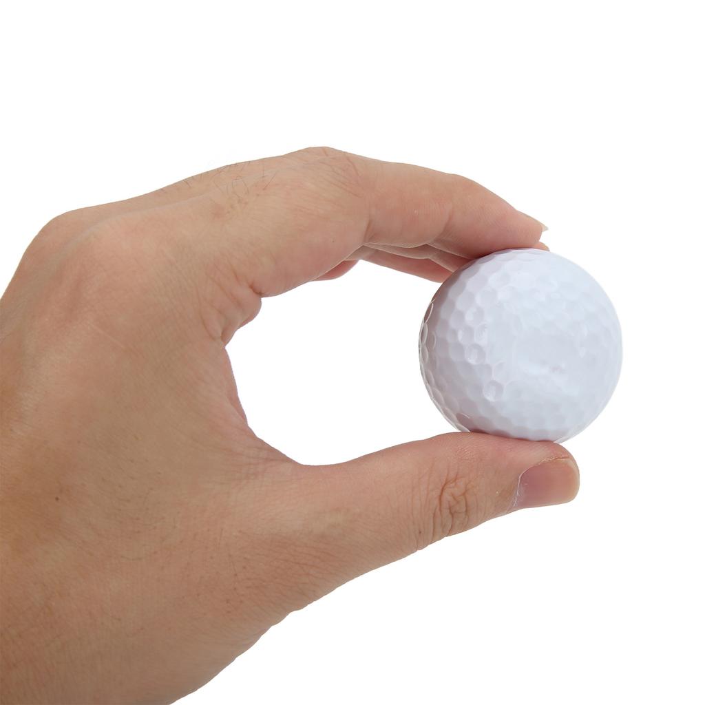 12Pcs/box Double Layer Golf Game Balls Golf Swing Putting Practice Ball Long Distance