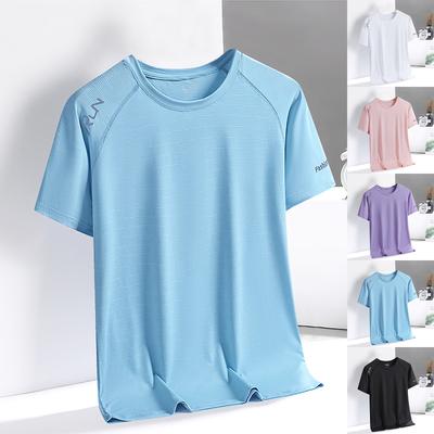 Damen Casual Rundhals Kurzarm Outdoor Schnelltrocknende Kleidung