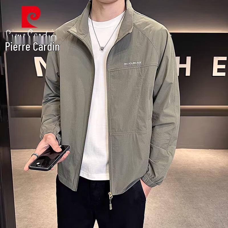 

Pierre Cardin Men s Lightweight UV Protection Stand-Collar Jacket 170/M