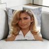 ZendayaA Rue Bennett Pillow Case Square DoubleSided Sofa Cushion Cover Bedroom Bedside Pillow Gift