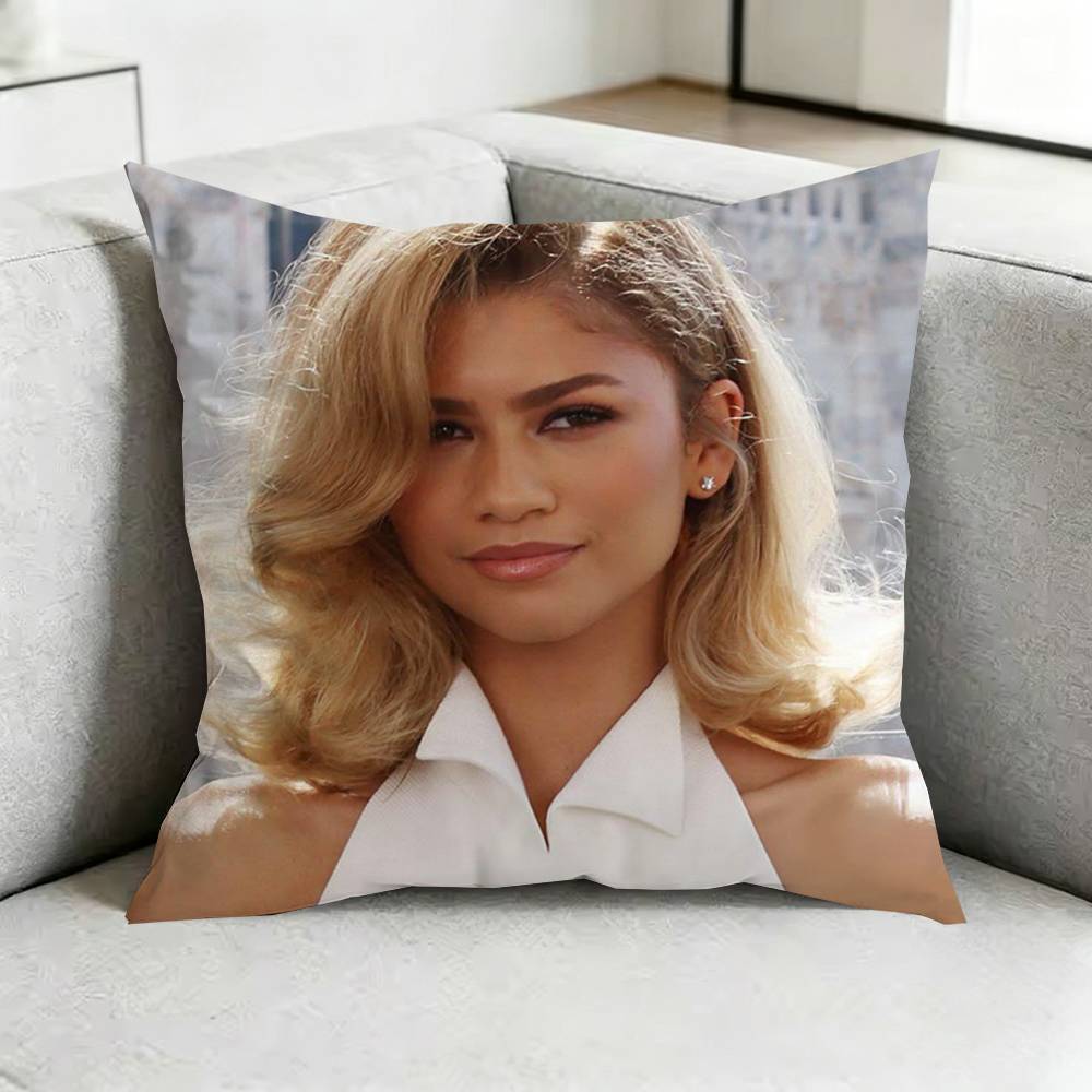 ZendayaA Rue Bennett Pillow Case Square DoubleSided Sofa Cushion Cover Bedroom Bedside Pillow Gift