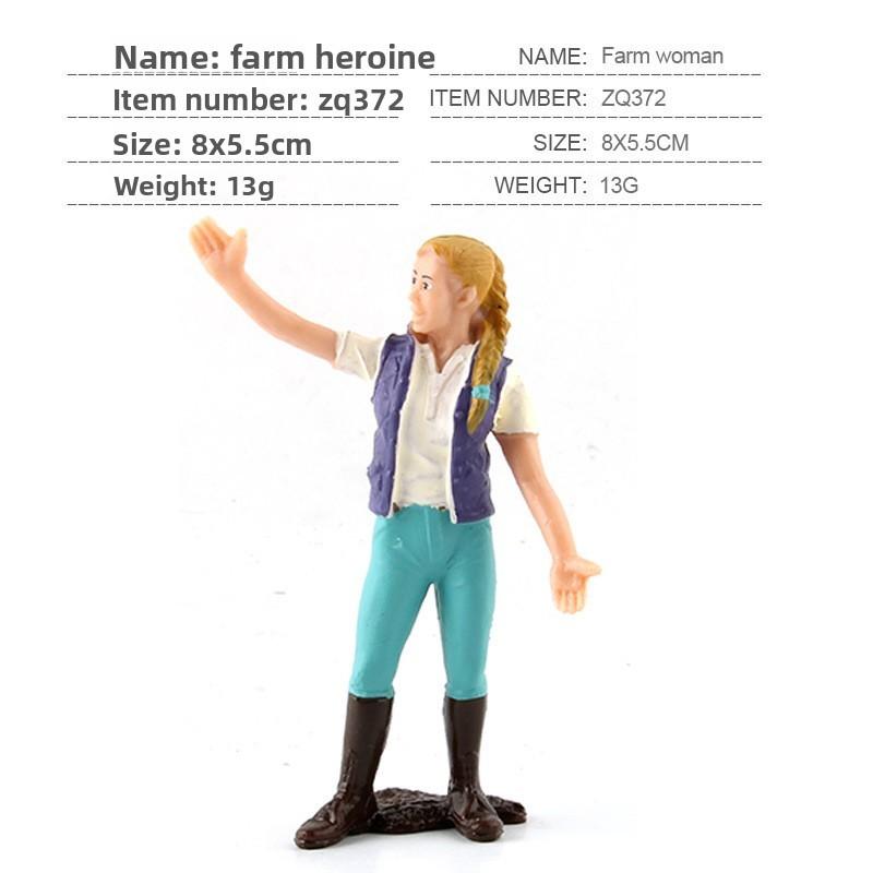 Simulated Diver Veterinarian Farmer Worker Postal Worker Toy Model Ornament For Collectors And Play