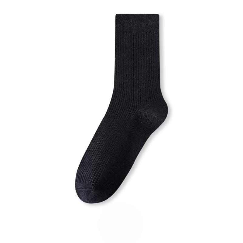 Herren Frühling und Herbst Neue Freizeit Business Einfarbig Deodorant Weidensocken