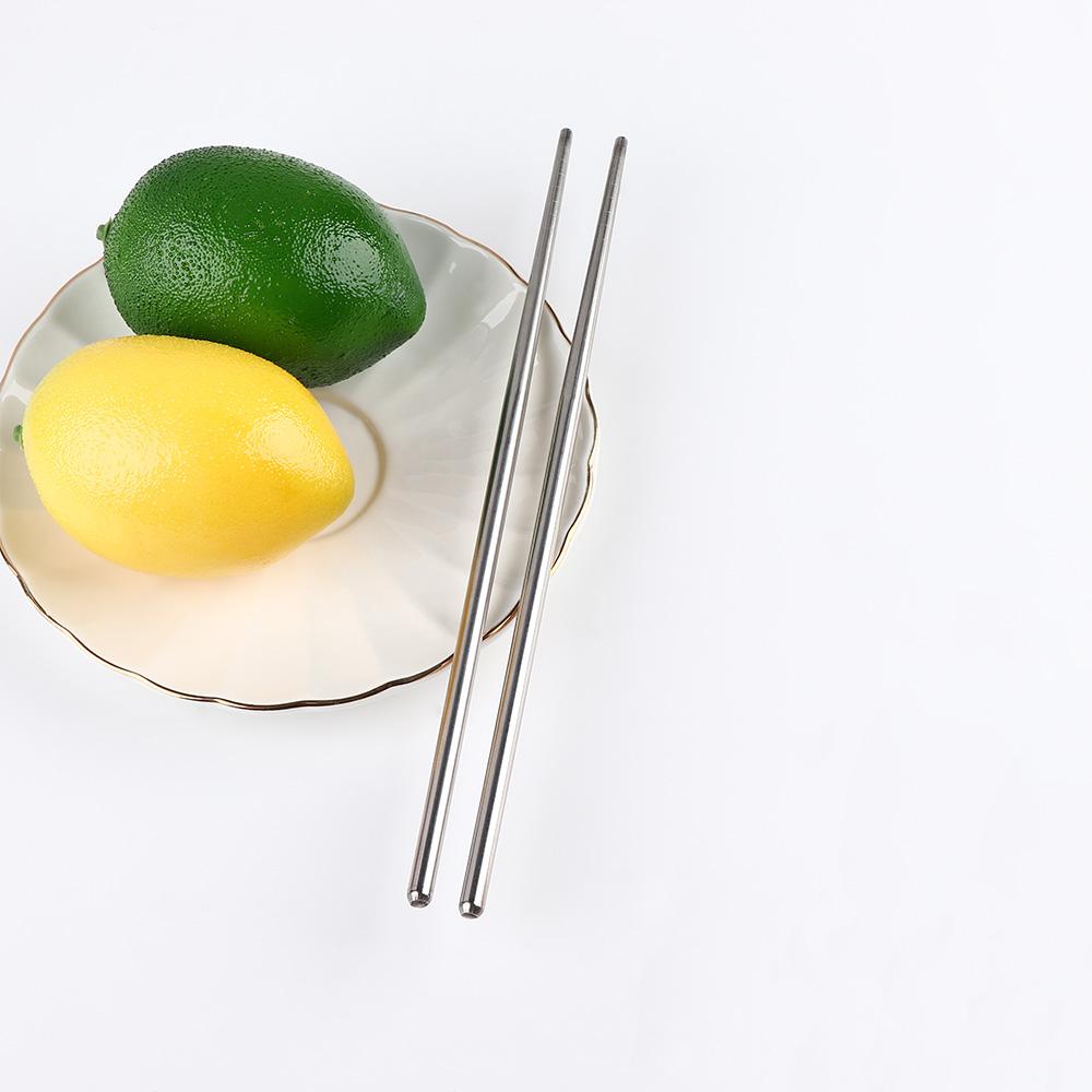 Practical Tableware Hollow Chopstick Non-slip Chop Stick Stainless Steel