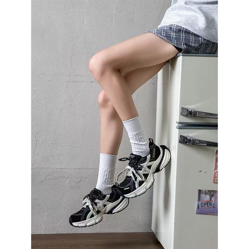 Platform dad shoes women's new casual sneakers small height increase versatile retro women's shoes