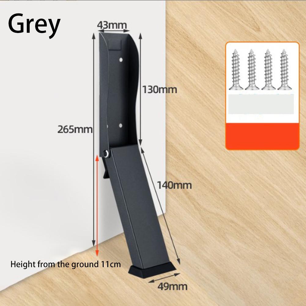 Foldable Door Stopper Door Stop Anti-collision Door Stops Holder Windproof Door Block Hardware Folding Foot Door Positioner