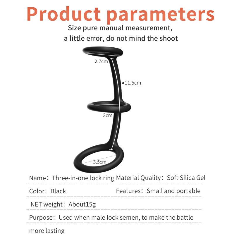 Cock Ring Silicone Penis Ring Delay Ejaculation Sex Toys for Men Erection Enhance Ring