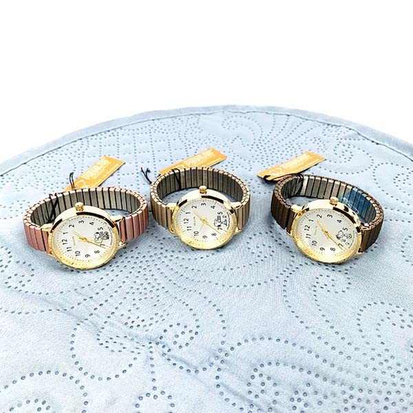 Watch Snoopy Bellows Belt Analog Metal Band Gold Brown [Fieldwork] PNT027-3 Women's