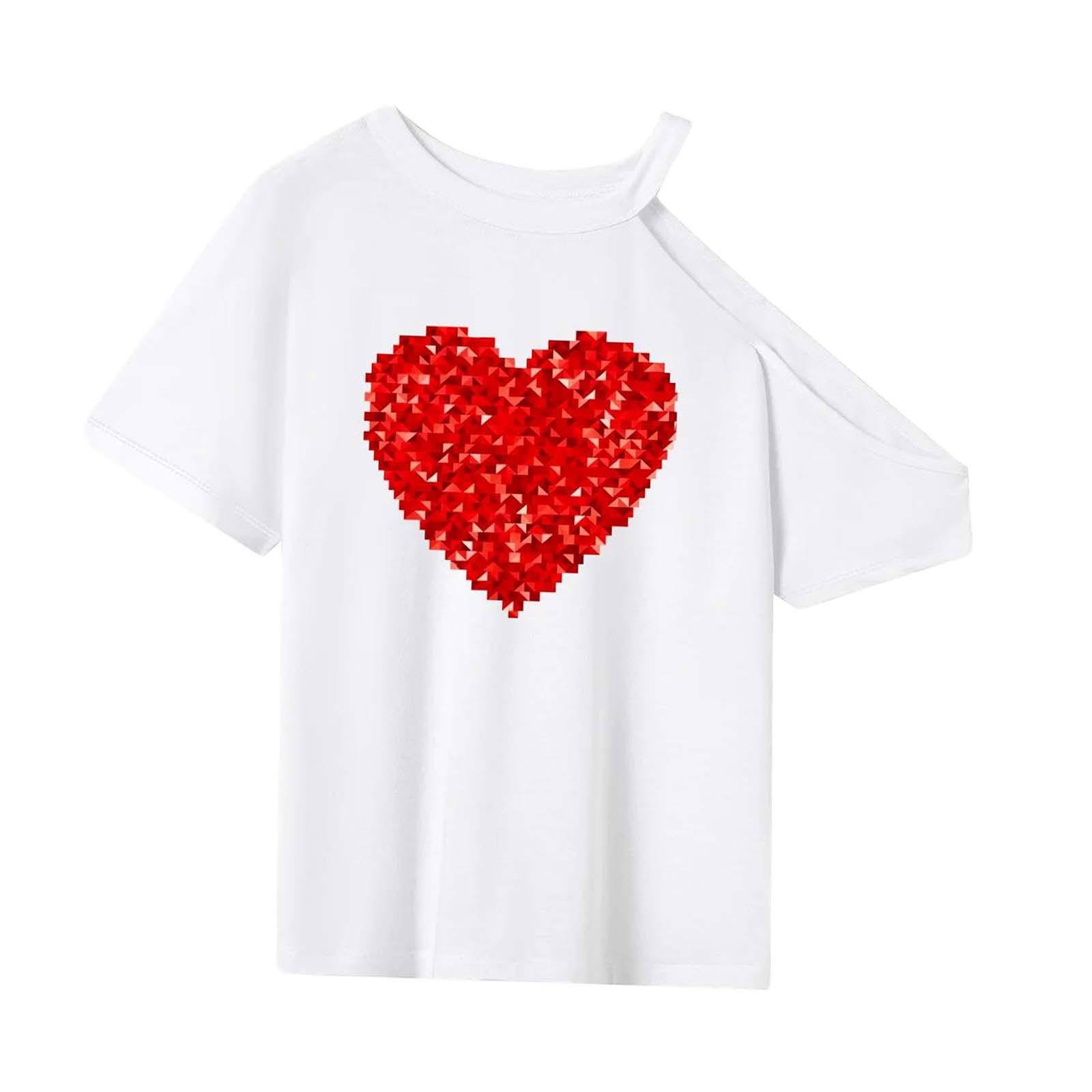 

T Shirt for Women Basic Tee Soft Round Neck Traveling Commuting Sports