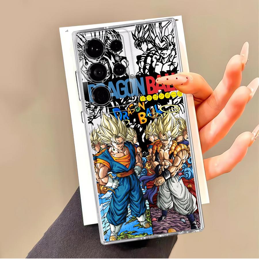 Case for Samsung Galaxy S21 S25 Edge S24 S20 Plus S26 Note 20 Ultra 10 S22 FE S23 Ultra Phone Cover Dragon Ball Son Goku
