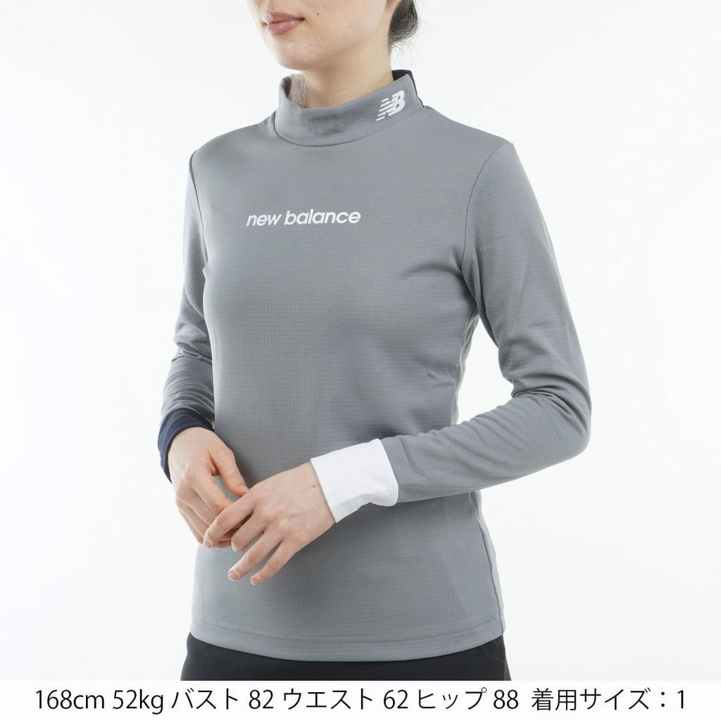 Golf Long Sleeve Mock Neck Shirt 0 [New Balance] (Stretch/Retention) / Women's / 012-4267509 023_Gray [S]