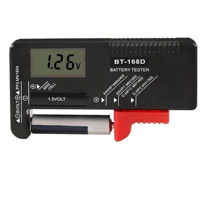 Testeur de batterie Vérificateur, moniteur testeur universel pour piles AA AAA C D 9V 1.5V piles bouton - Autonomie de la batt288