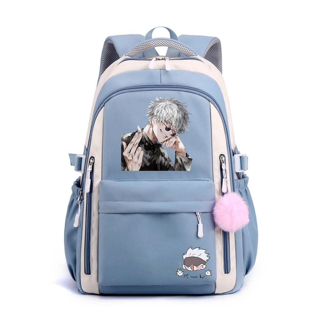 Spell Return To War School Bag Anime Peripheral Five Wushu Second Dimensional Backpack For Junior High School Students And Elementary School Students