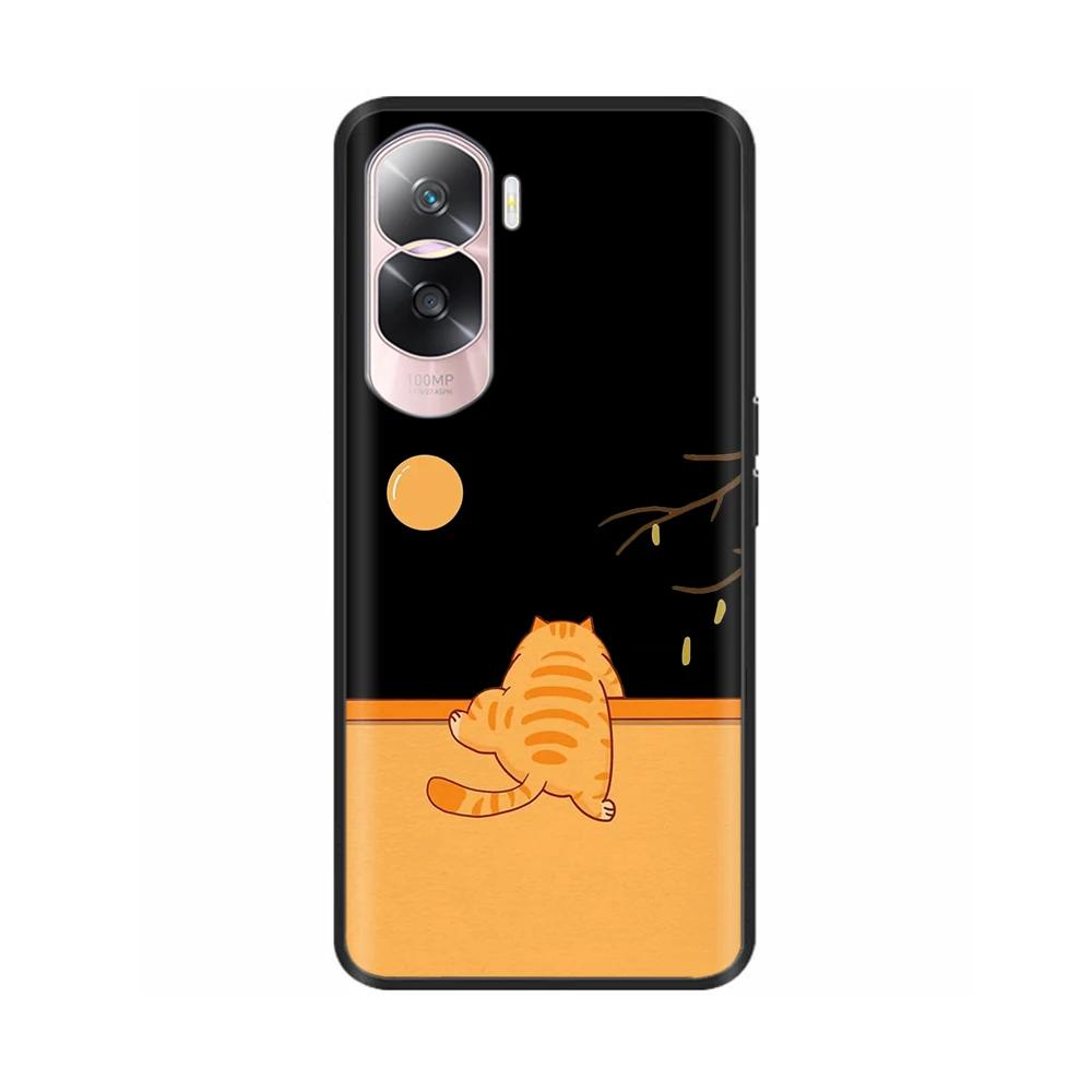 Carcasă pentru Honor 90 Lite 5G Carcasă pentru Honor 90 Smart Floare Silicon Lichid Moale Carcasă Telefon Pentru Honor 90 Pro Carcase Honor90 Husa 90Lite