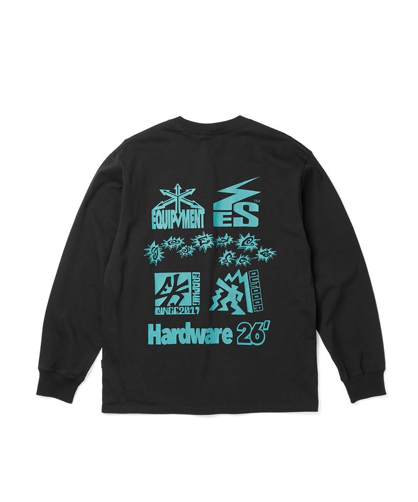 YESEYESEE Y.E.S Hardware 26 L/S Black