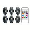 Light Up the Night RGB LED Aircraft Strobe Lights for Motorcycles,Airplanes & Helicopters,Car. Control Color Easy, Recharg