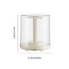Dustproof Clear Spinning Display Case Rotating Display Case For Doll Collection Home Decoration Plastic Storage Solution