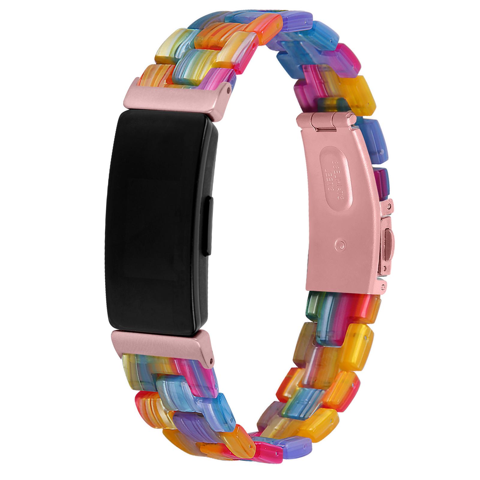 

For Fitbit Inspire 2 14mm Resin Watch Band Replace Strap Multi-Color