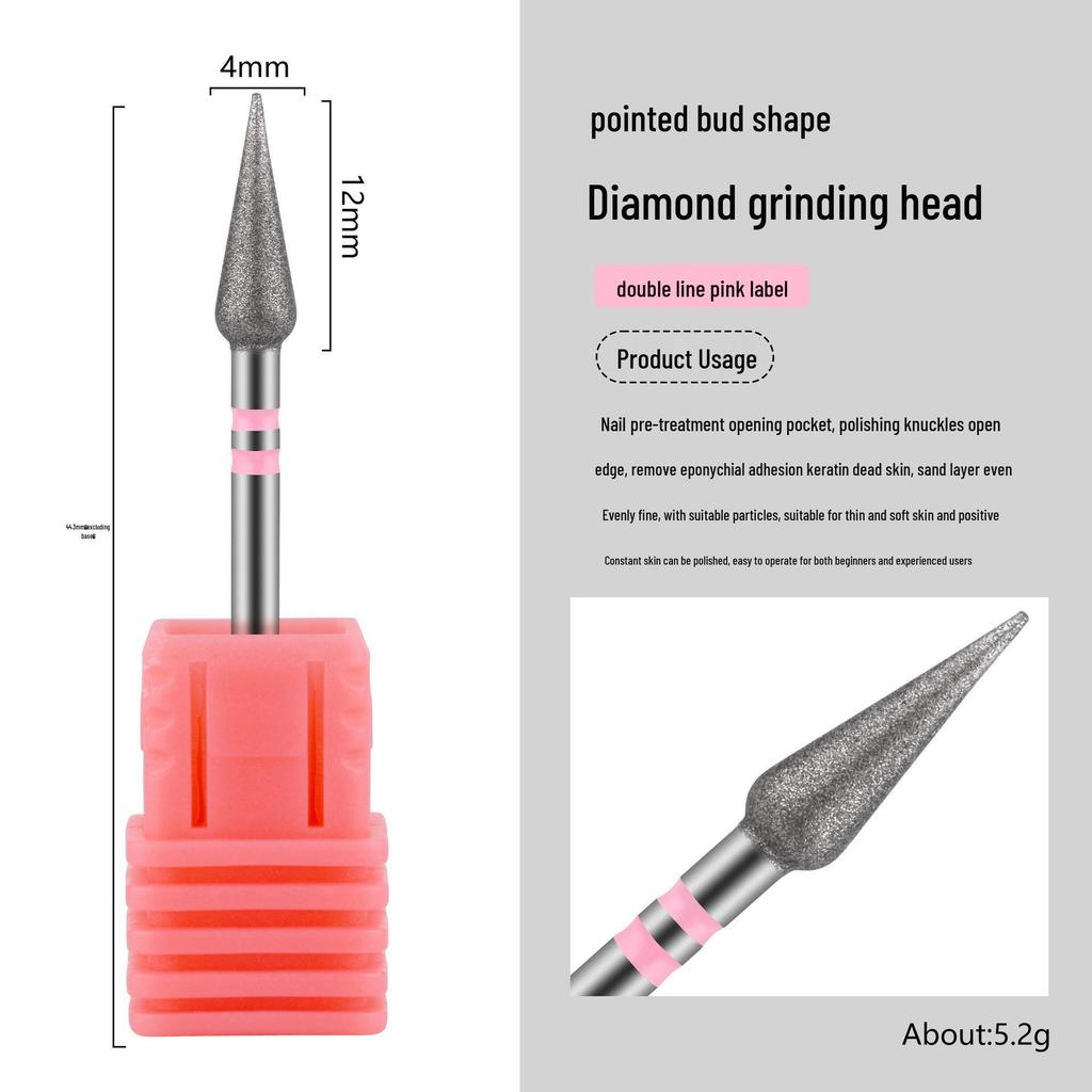 Russischer Diamantschleifer Maniküre-Werkzeug zur Nageloberflächen-Vorbehandlung