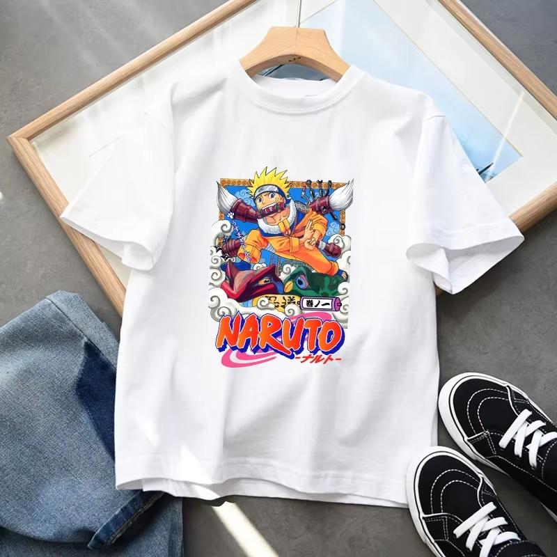 

Naruto Clothes Unisex and Women Summer Tshirts Cartoon Anime Graphic Print Tee Fashion Short Sleeves Cute Tops Gifts L