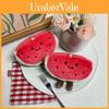 Watermelon Plush Toy With Short Pile Fabric For Party Gifts And Kids Accessories