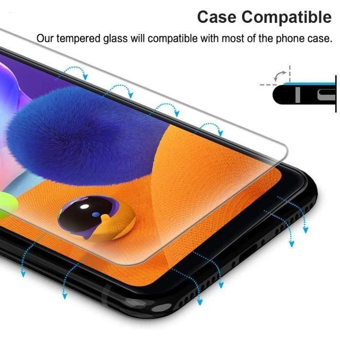 Film de protection - LittleMonkey - Samsung Galaxy A31 - Verre trempé - Ultra mince - Dureté 9H