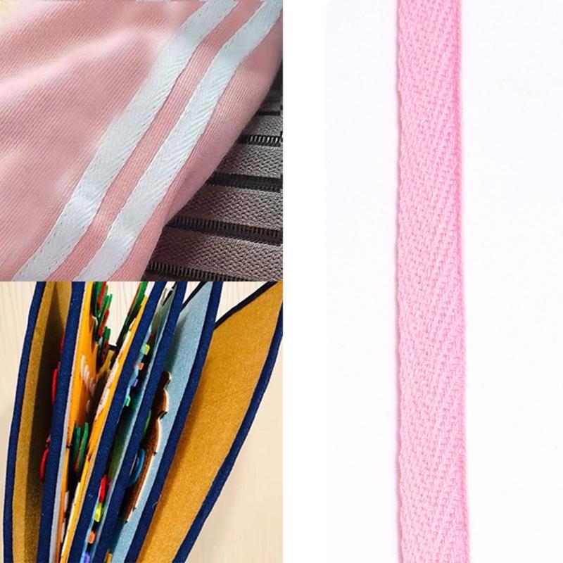Soft Cotton Bias Tape for Cuffs Necklines Hemming Sewing Supplies Multipurpose Edges Binding