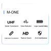 M-ONE UHF Microphones DSP Wired To Wireless System XLR Transmitter Receiver Signal Adapter For Dynamic 48v Condenser Microphone