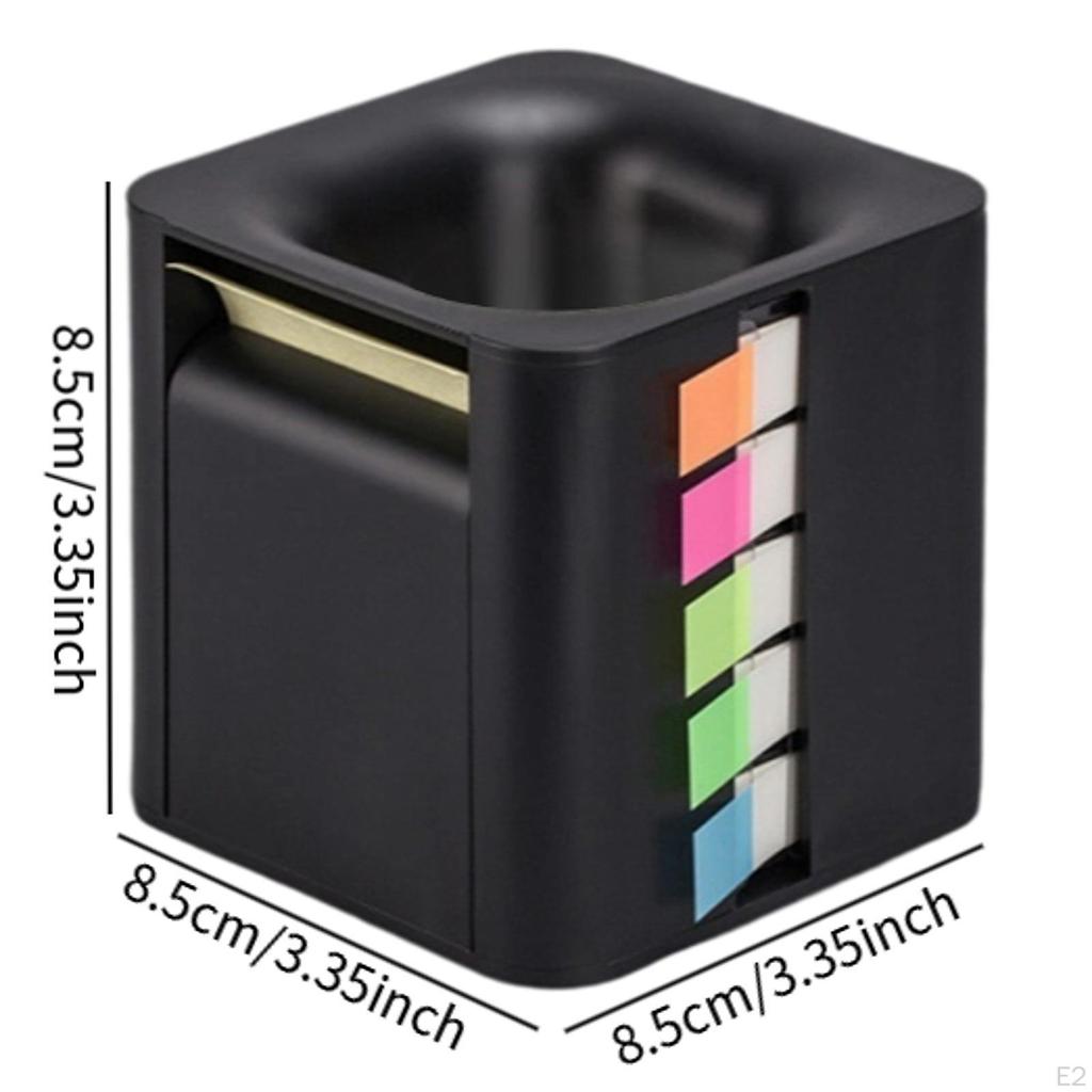 5 In 1 Sticky Note Holder Dispenser Memo Rolls Desktop Storage Index Tabs for Students