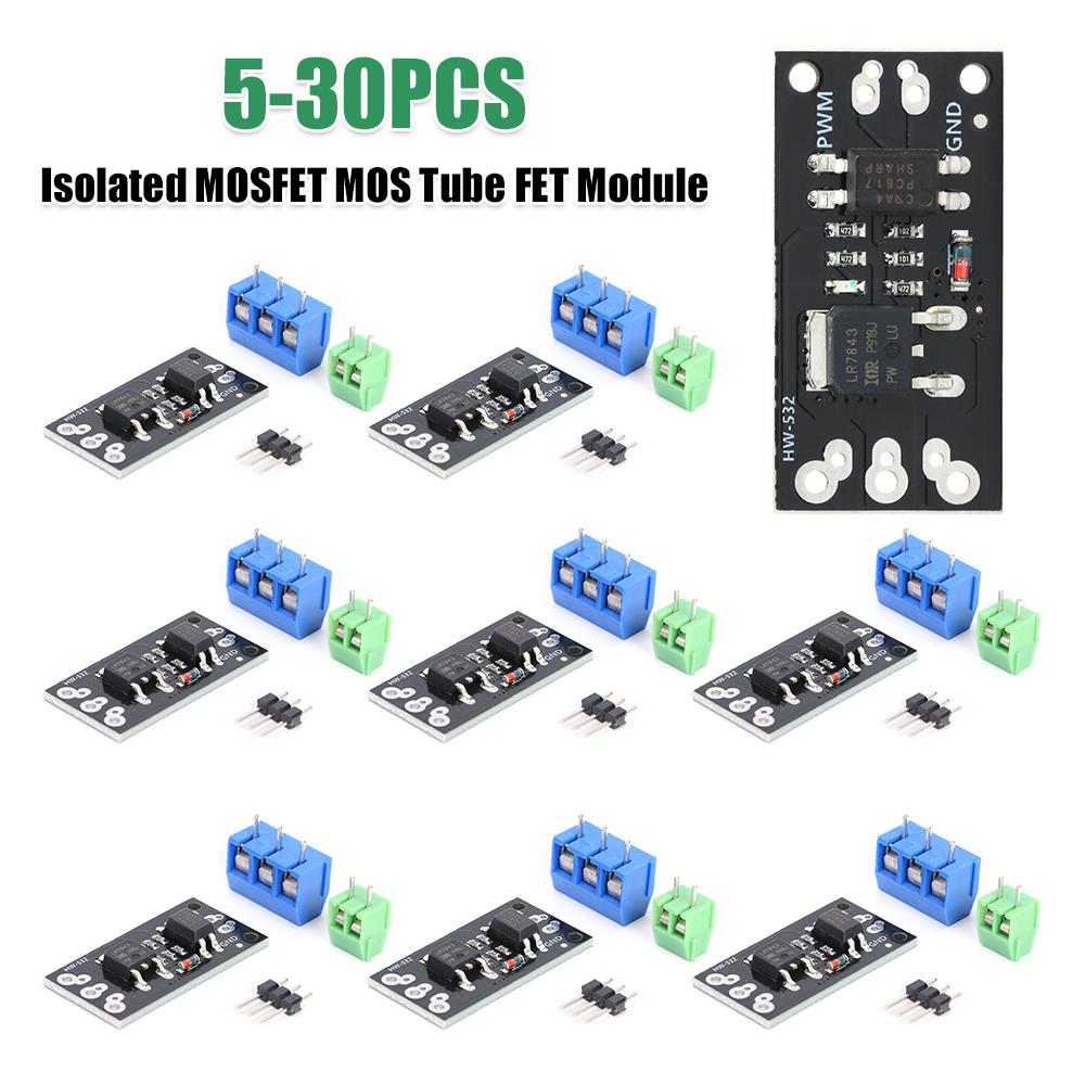 DC5-30V PWM LR7843 Isolated MOSFET MOS Tube FET Module Replacement Relay Board PWM Modulation