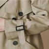 Maxza Classic Double Breasted Trench Coat Ze03by500nh