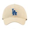 MLB Cotton Baseball Caps Unisex Khaki+Black Combo Box, Shopping Bag   Fashion 3ACP6601N-07BGS